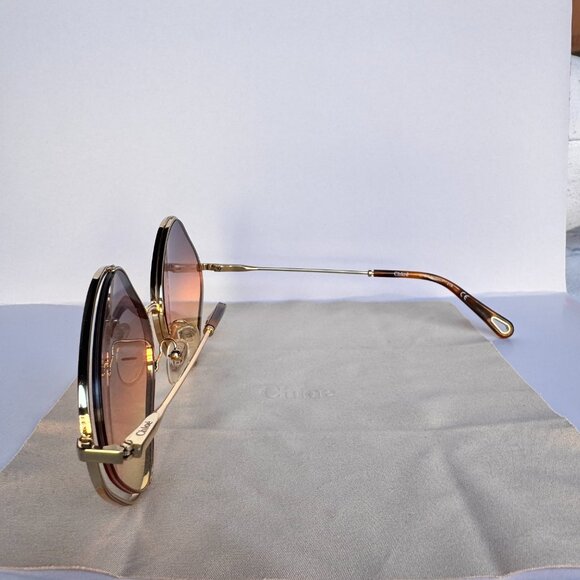 Chloé Poppy Diamond-Shape Sunglasses (CE159S) – Made in Italy - Picture 5 of 5